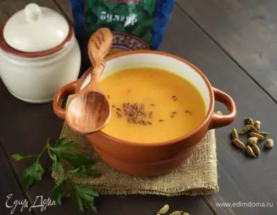 Морковный суп с булгуром