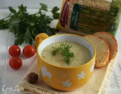 Суп-пюре из цветной капусты с рисом