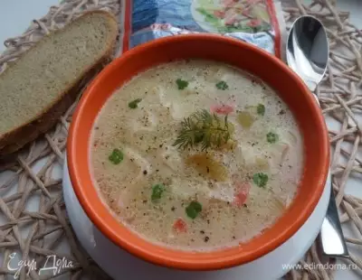 Суп с крабовым мясом