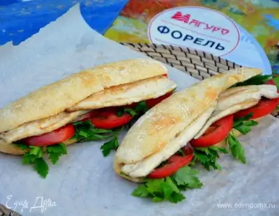 Бутерброд с рыбой (Balik ekmek)