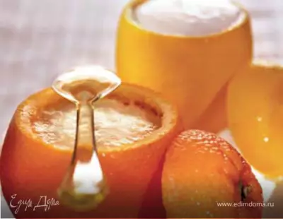 Апельсиновое и лимонное сорбе