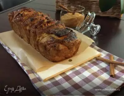 Сладкий хлеб гармошка pull apart bread