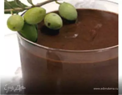 Шоколадный мусс с оливковым маслом