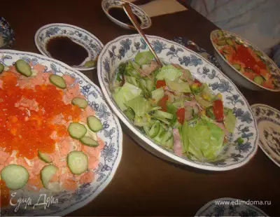 Чираши суши рис с красной рыбой и икрой