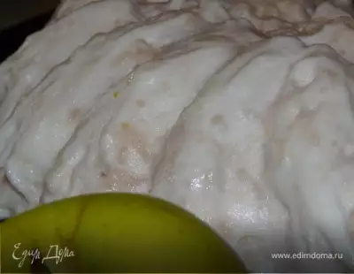 Баварский рисовый пудинг с карамелизироваными грушами
