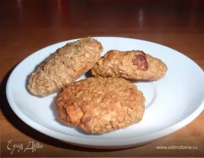 Орехово-овсяное печенье