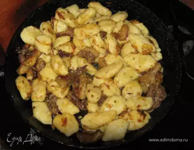 Картофельные клецки с мясом