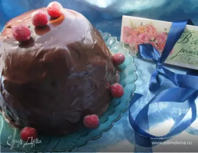 Торт «Шоколадно-вишневый купол»