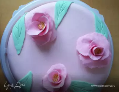 Тортик "Брусничная нежность" для любимой мамы