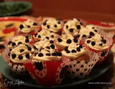 Черничные cupcakes