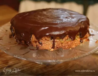 Венский ореховый торт с шоколадной глазурью