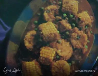 Кукурузно гороховое карри corn amp pea curry