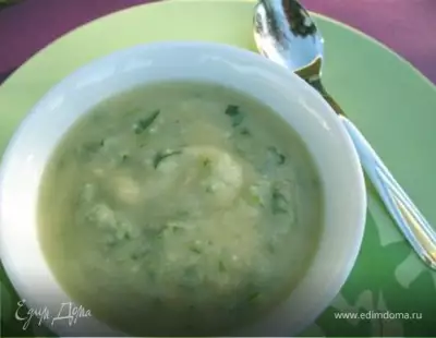 Суп из артишока и кресс салата вечная молодость