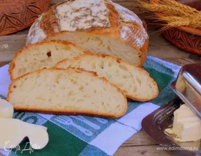 Хлеб с оливковым маслом на закваске