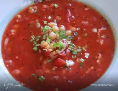 Суп томатный с нутом