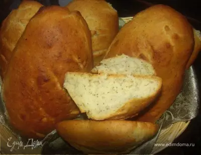 Хлеб монж с зернышками мака