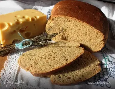 Пшенично-ржаной хлеб с картофелем и сыром