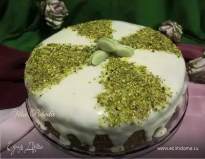 Торт "Фисташки-марципан"