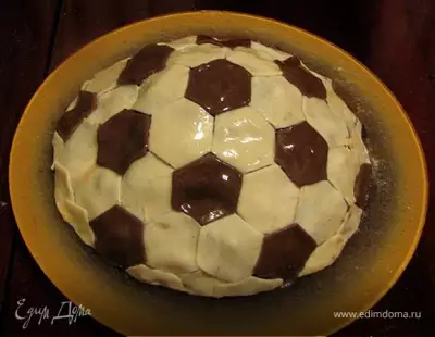 Торт муравейник для футбольных болельщиков