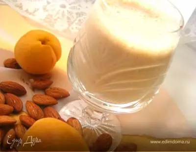 Кремовый коктейль с миндалем и абрикосом для ОльгиЧ