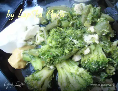 Курица с зелеными овощами "Вкусная диета"