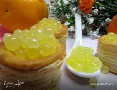 Десерт "Апельсиновая икра" фото