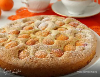 Тосканский кукурузный пирог с абрикосами