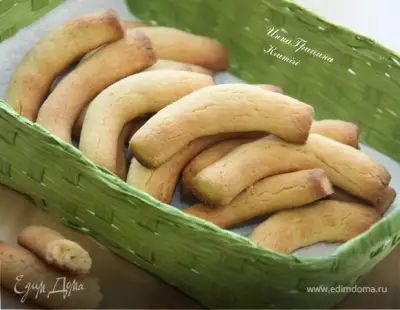 Итальянское кукурузное печенье "Крумири" («Krumiri»)
