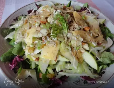 Весенний салат "Зеленые витамины"