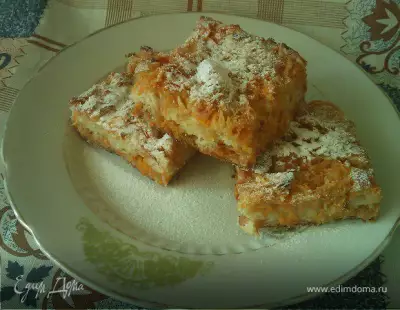 Болгарский пирог морковно яблочный