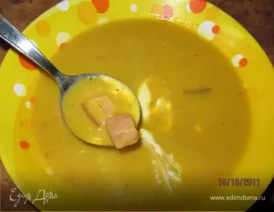 Суп тыквенный с беконом