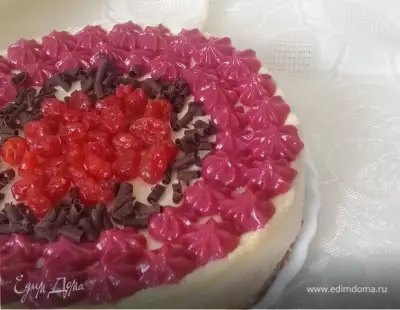 Пирог вишневый чиз лайт