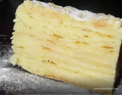 торт Наполеон с заварным кремом