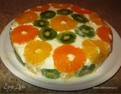 Перевернутый апельсиновый торт