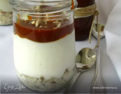 Карамельно-йогуртовый утренний десерт