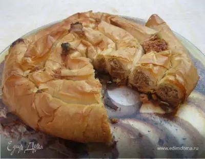 Марокканский миндальный пирог