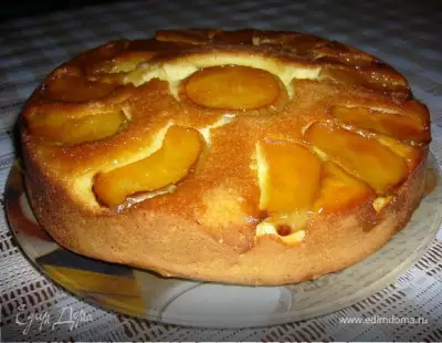 Ароматный апельсиново-лимонный кекс с яблоками