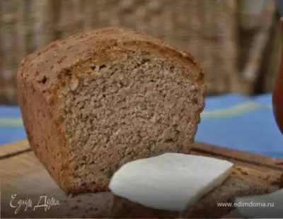 Пшенично-ржаной хлеб с орехами