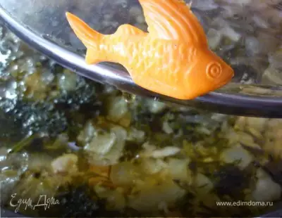 "Мамин" суп из красной рыбы