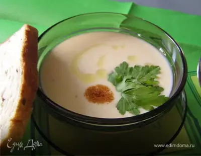 Мягкий сырный суп-пюре