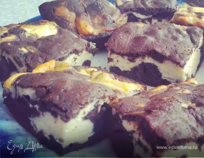 Чизкейк брауни cheesecake brownies