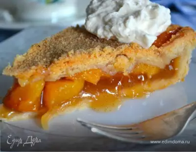 Персиковый пай с ванилью vanilla bean peach pie
