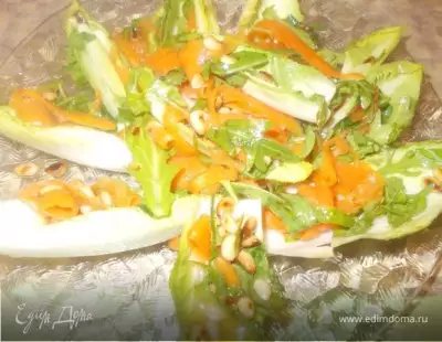 Морковный салат с цикорием