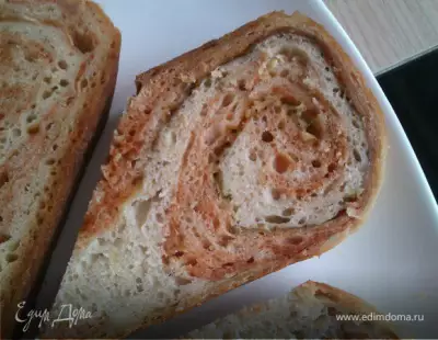 Хлеб из двух видов теста