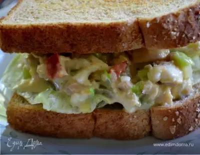 Классический сэндвич с тунцом