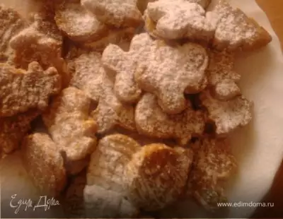 Песочное печенье с орехами пекан