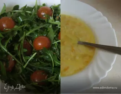 Весенний салат и суп