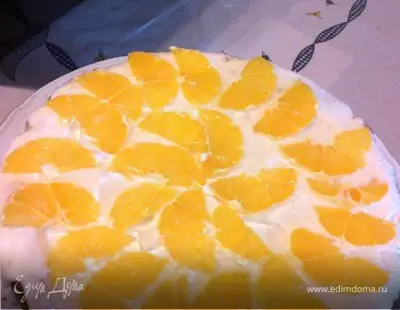 Творожный пудинг с апельсинами