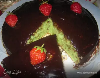 Мятный пирог с шоколадом torta menta e cioccolato