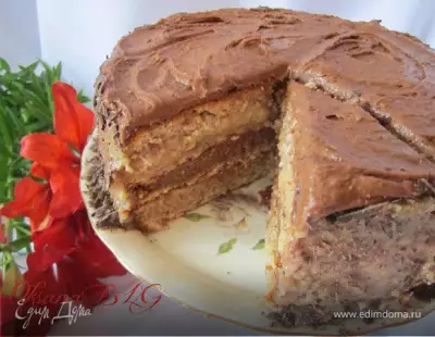Торт "Шоколадно-карамельное счастье"